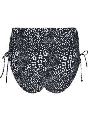 Printet bikini underdel med høj talje, Mix Leo Print, Packshot image number 1