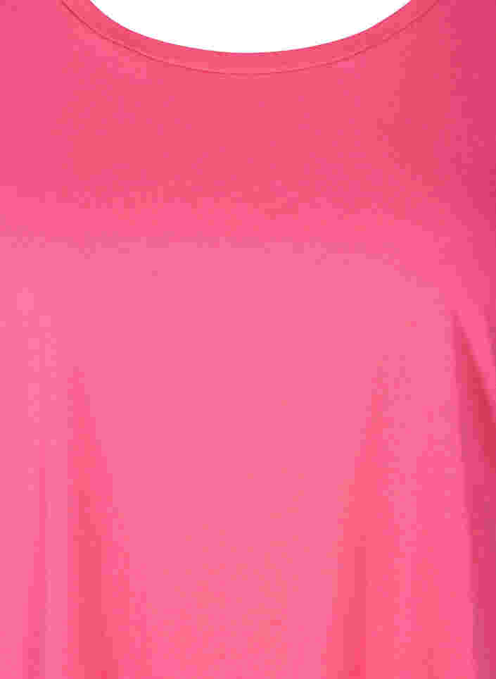 Bluse i bomuld, Fandango Pink, Packshot image number 2