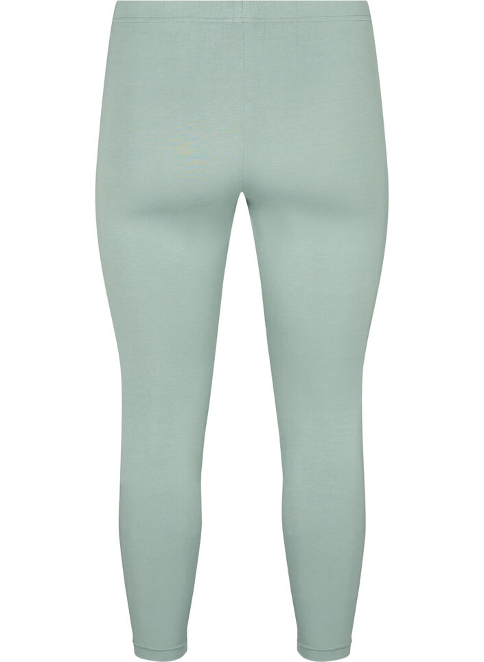 Basis leggings i viskose, Grøn, Packshot image number 1
