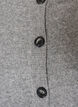 Cardigan med knapper og afrundet front, Gr&aring;, Packshot image number 2