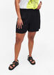 Løstsiddende shorts i viskose, Black, Model image number 2