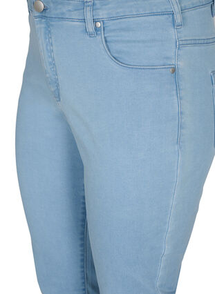 Slim fit Emily jeans med normal talje, Ex Lt Blue, Packshot image number 2