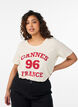 T-shirt med motiv, Vanilla, Model image number 0