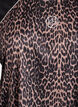 Tr&aelig;ningst-shirt med leopardprint og raglan&aelig;rmer, Brun, Packshot image number 2