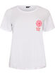 T-shirt med motiv, Hvid, Packshot image number 0