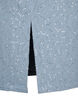 Denim nederdel med slids og pailletter, Light Blue Denim, Packshot image number 3