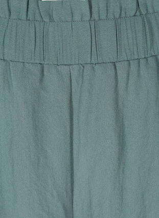 Løse shorts i viskose, Balsam Green, Packshot image number 2