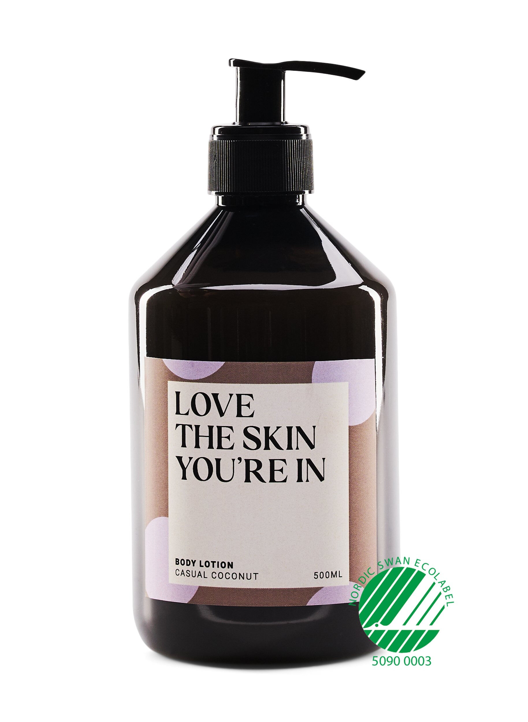 Zizzi Svanem&aelig;rket bodylotion - Casual Coconut 500 ml, Casual Coconut Dots, Packshot image number 0