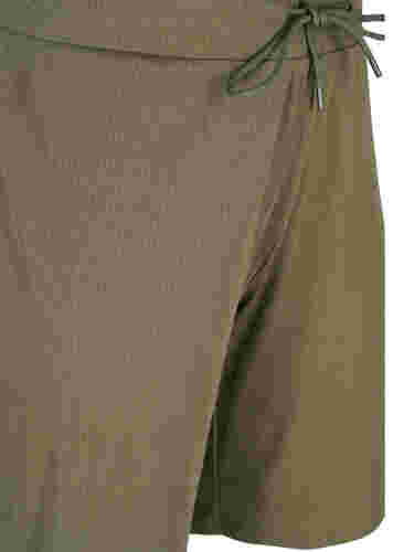 Løse shorts med ribstruktur, Ivy Green, Packshot image number 2