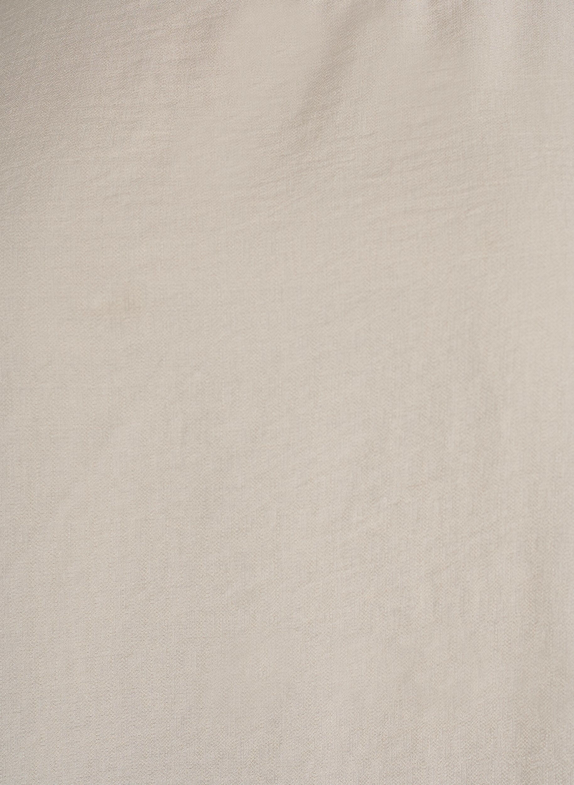 Zizzi Viskosebluse med 1/2 &aelig;rmer, Beige, Packshot image number 2