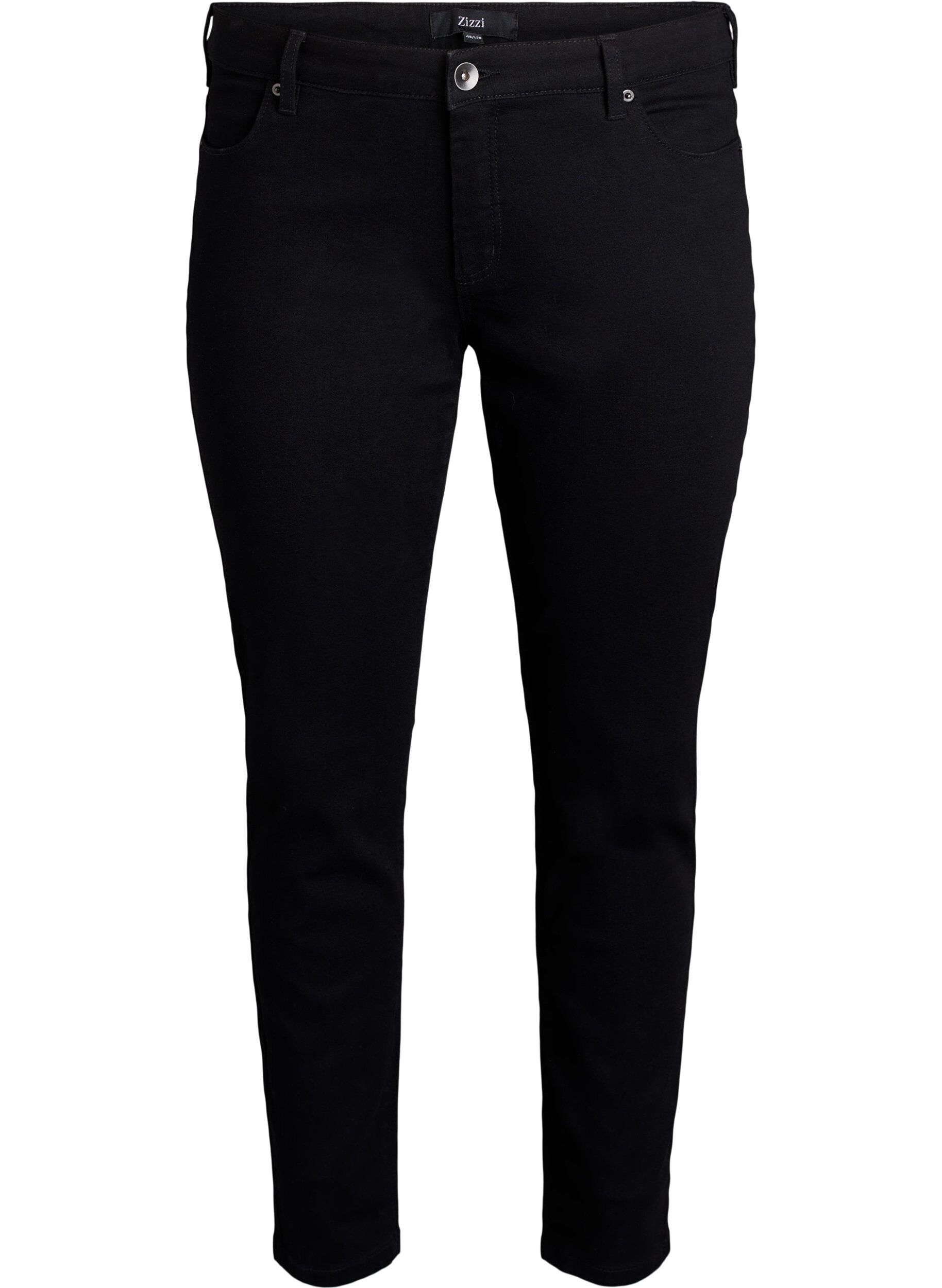 Slim fit Emily jeans med regul&aelig;r talje