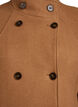 Kort frakke med A-facon, Brun, Packshot image number 2