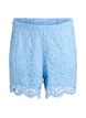 Blondeshorts med h&oslash;j talje og lommer, Bl&aring;, Packshot image number 0