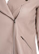 Bikerjakke i imiteret l&aelig;der , Beige, Packshot image number 2