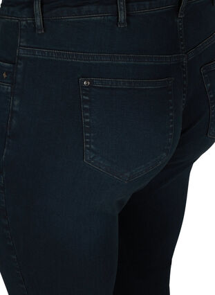 Slim fit Emily jeans med nitter , Dark blue, Packshot image number 3