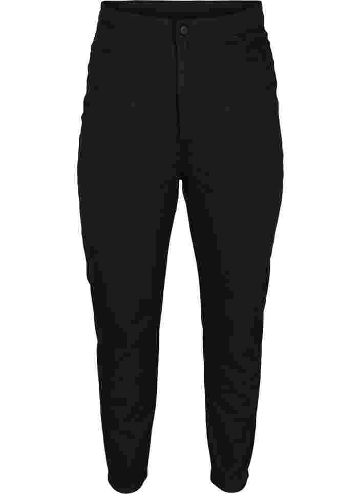 Super højtaljede Bea jeans, Black, Packshot image number 0