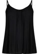 Strop top i viskose, Sort, Packshot image number 0