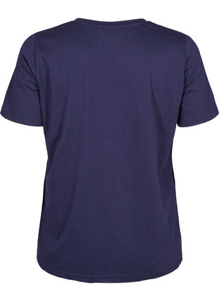FLASH - T-shirt med motiv, Navy Blazer Wave , Packshot image number 1