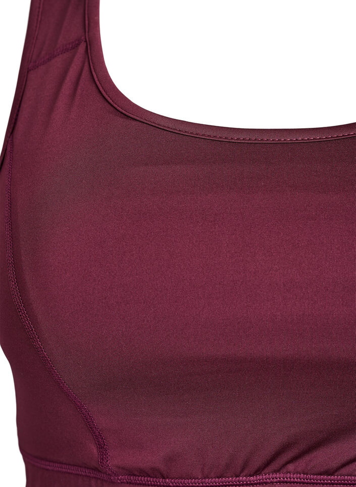 Sports-bh med racerback, Rød, Packshot image number 2