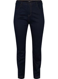 Slim fit Emily jeans med regul&aelig;r talje, Bl&aring;