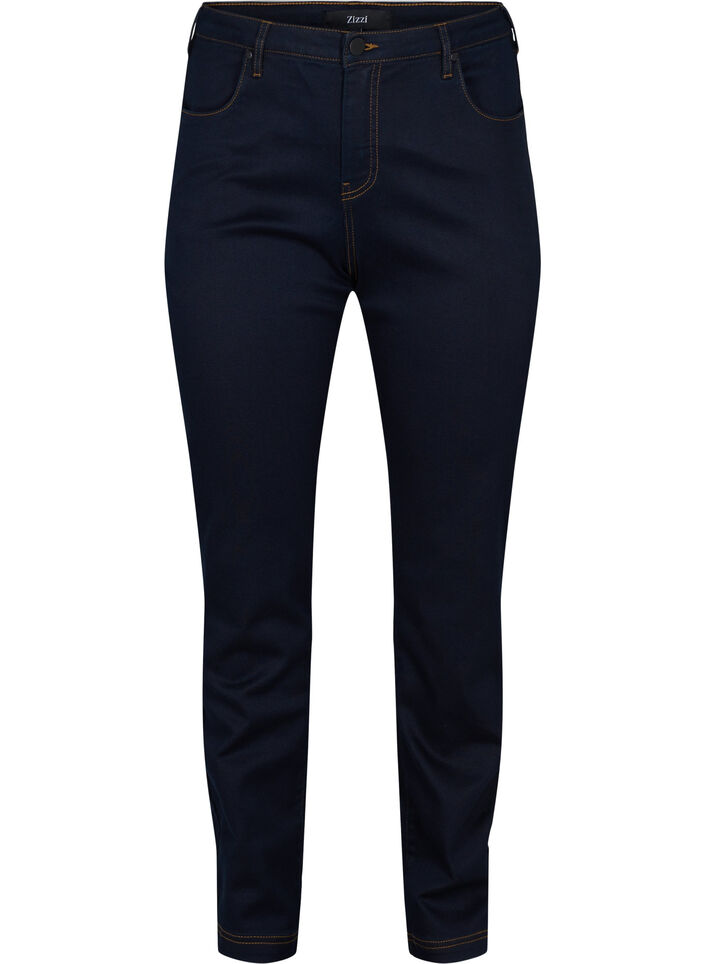 Slim fit Emily jeans med regul&aelig;r talje, Bl&aring;, Packshot image number 0