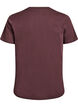 Basis t-shirt i bomuld med rund hals, Brun, Packshot image number 1