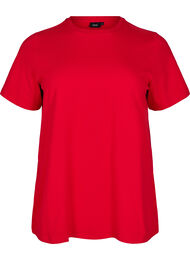 T-shirt i økologisk bomuld med rund hals, Salsa