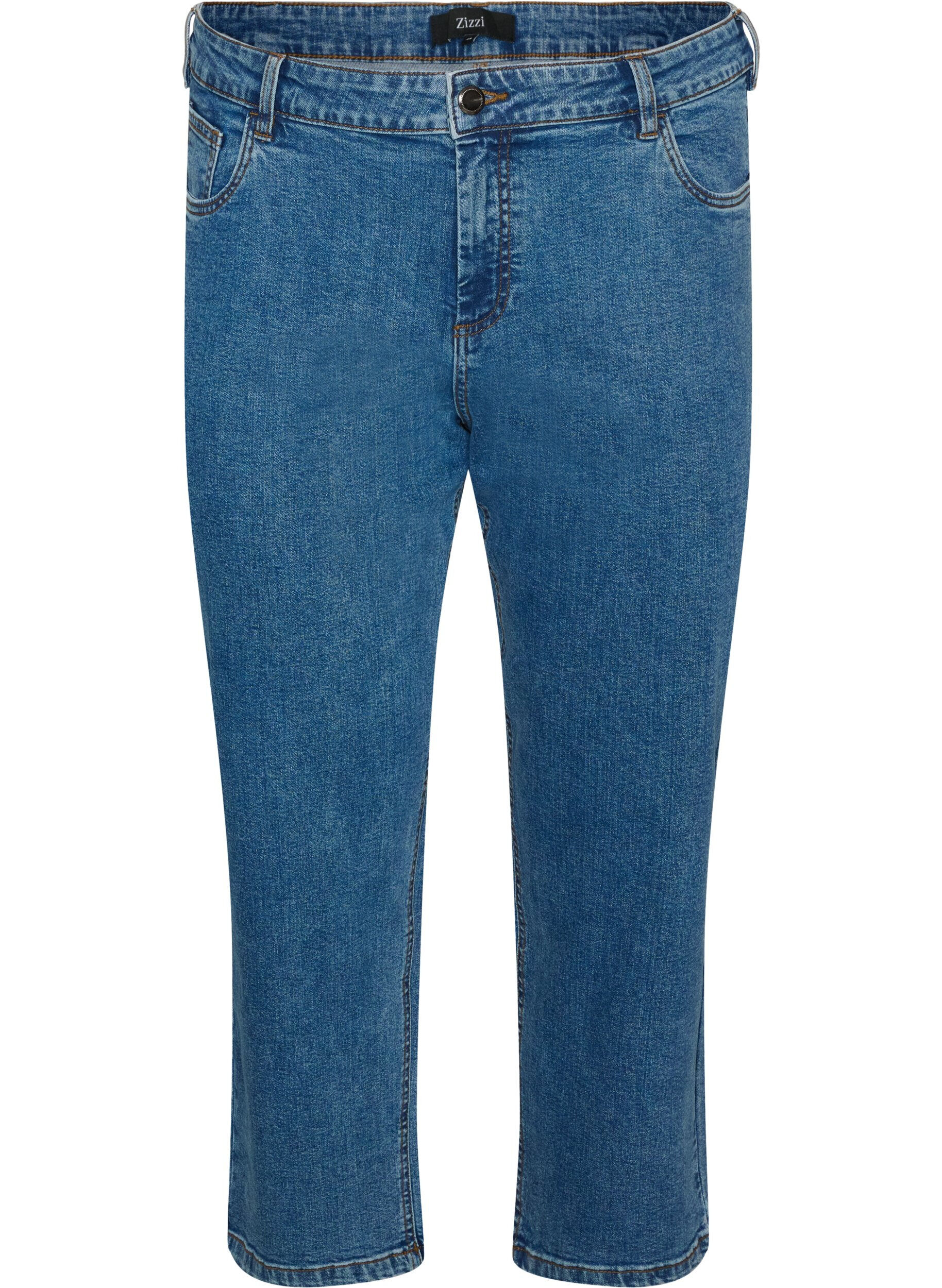 Cropped Vera jeans med straight fit