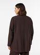 Blazer med lommer og slids, Brun, Model image number 2