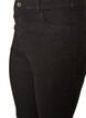 H&oslash;jtaljede jeans med bootcut, Sort, Packshot image number 2