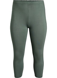 Basis 3/4 leggings i viskose, Gr&oslash;n