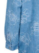 Denimjakke med blomster, Light Blue Denim, Packshot image number 4