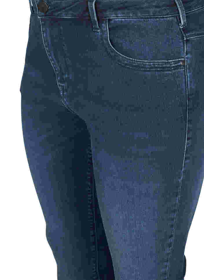 Super slim Amy jeans med høj talje, Dark blue, Packshot image number 2