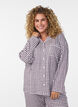 Bomulds pyjamas-skjorte med brystlomme, R&oslash;d, Model image number 0