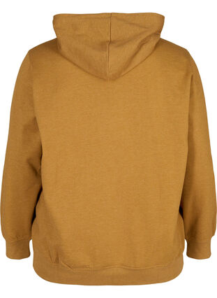 Sweatshirt med hætte og tryk, Rubber Mel, Packshot image number 1