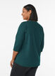 Tr&aelig;ningsbluse med 3/4 &aelig;rmer, Gr&oslash;n, Model image number 2