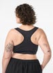 Sports-bh med racerback, Sort, Model image number 2