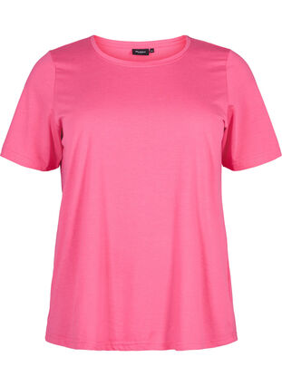 FLASH - T-shirt med rund hals, Hot Pink, Packshot image number 0