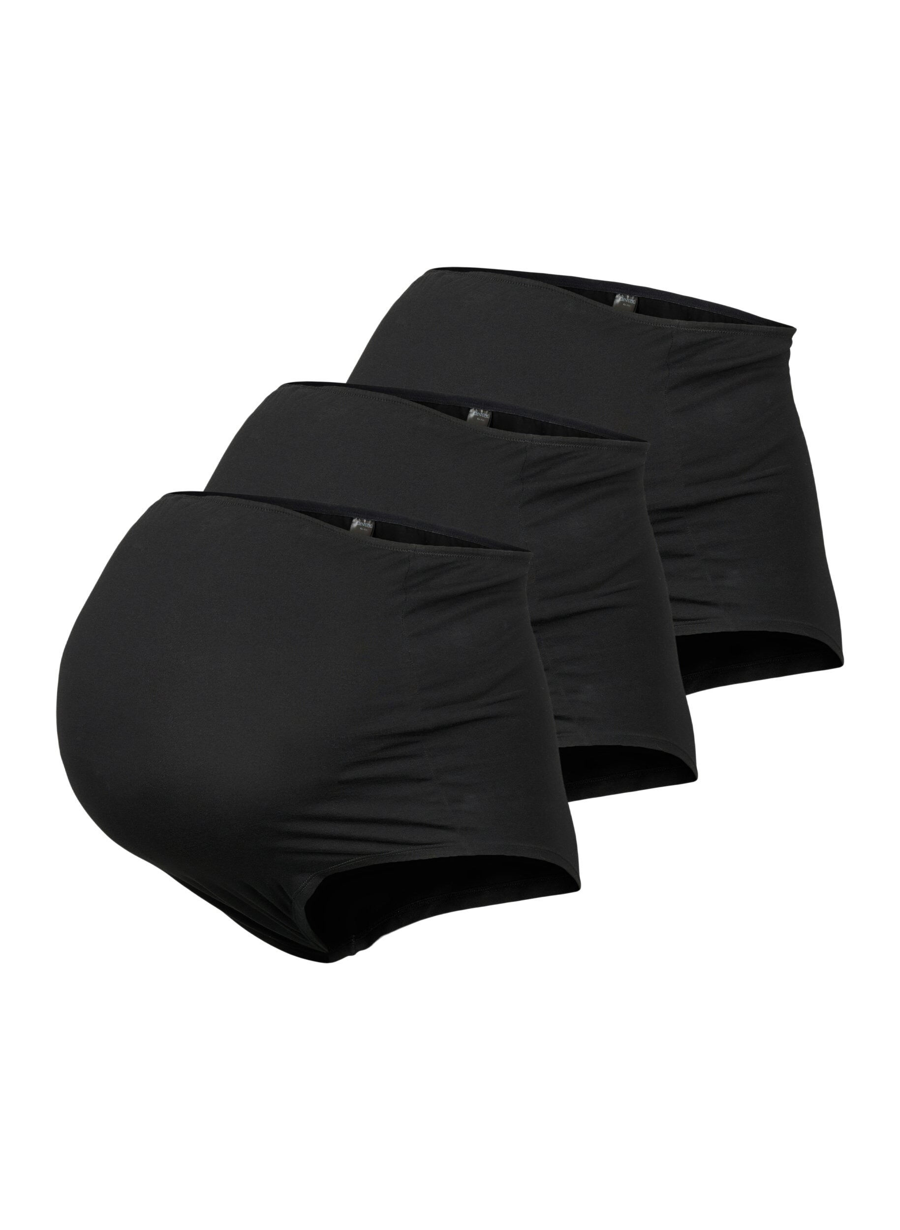 3-pak graviditets trusse i bomuld