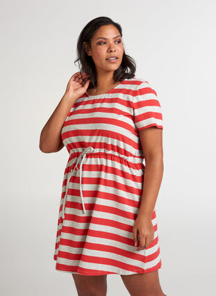 Kort kjole, LGM W. Red Stripe, Model image number 0