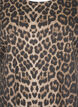 Denimkjole med leopardprint, Leo AOP, Packshot image number 2