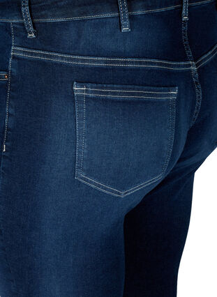 Ekstra slim Sanna jeans, Dark blue denim, Packshot image number 3