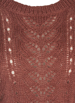 Strikbluse med feminint mønster, Wild Ginger, Packshot image number 2