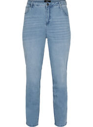 Megan jeans med ekstra høj talje, Light blue