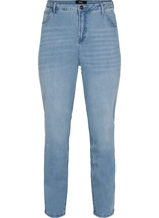 Megan jeans med ekstra høj talje, Light blue, Packshot image number 0