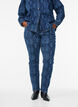 Emily jeans med slangemønster, Blå, Model image number 2