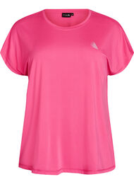 Ensfarvet tr&aelig;nings t-shirt, Lyser&oslash;d