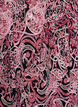 Kort&aelig;rmet bomuldskjole med print, Sort, Packshot image number 3