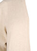 Meleret strik cardigan med lommer, Beige, Packshot image number 2