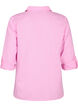 Skjortebluse med knaplukning, Begonia Pink, Packshot image number 1